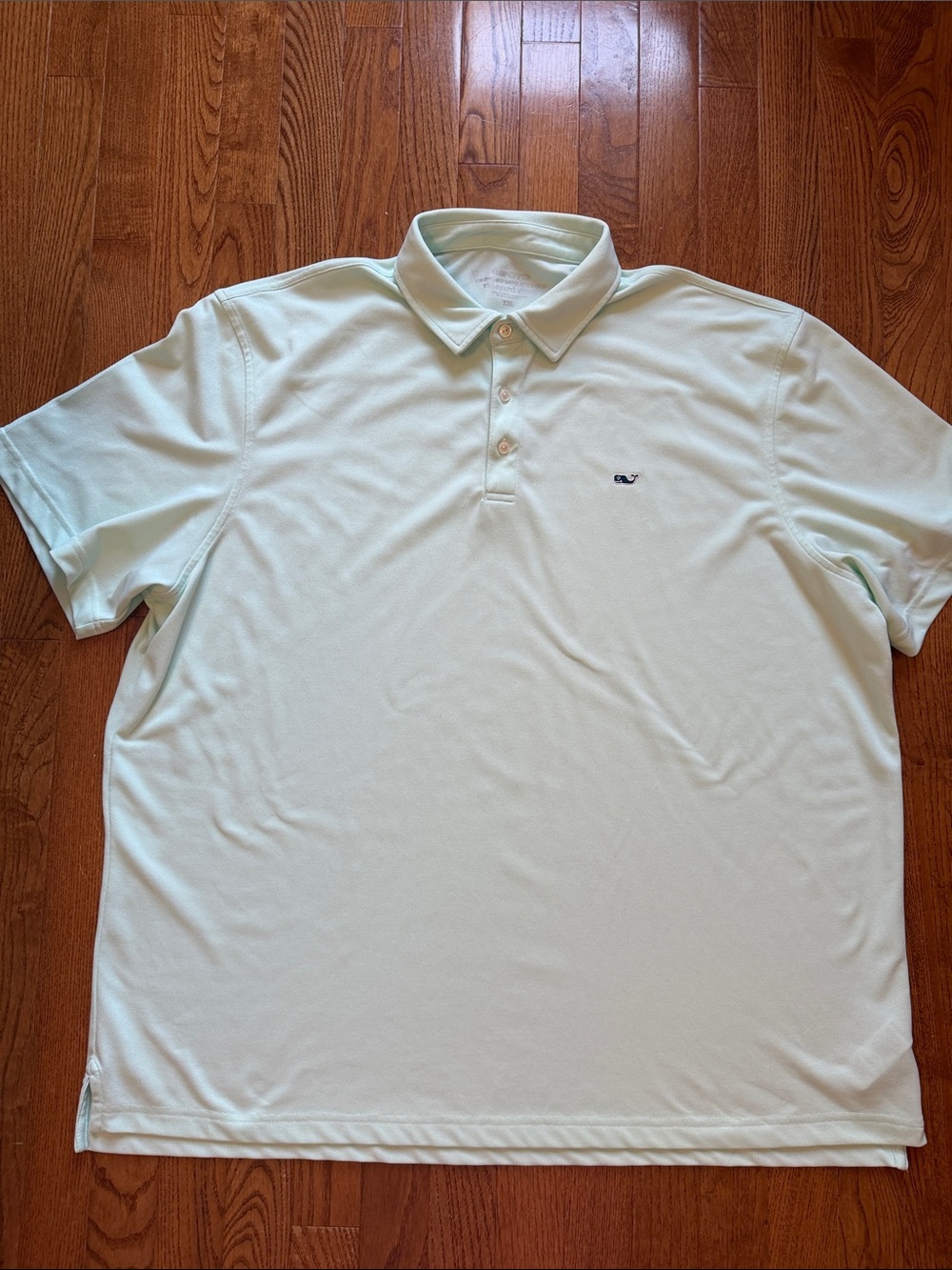 Vineyard Vines Men's Mint Green Performance Polo